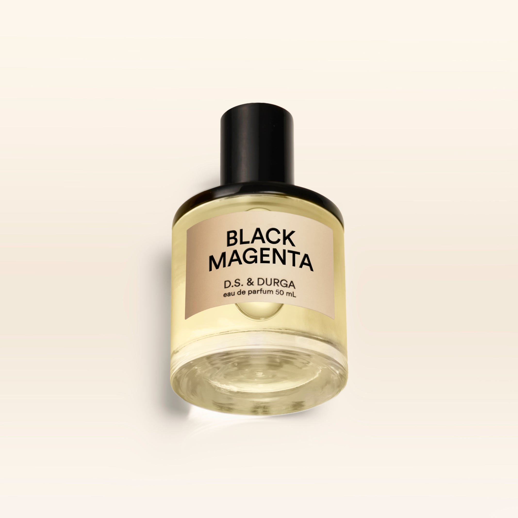 A 50 mL bottle of Black Magenta perfume.