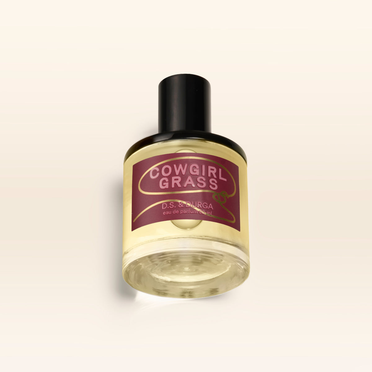 A 50 mL bottle of Cowgirl Grass perfume